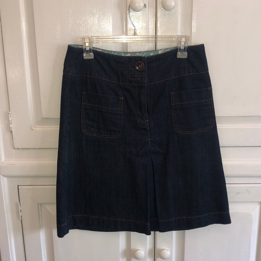 Boden denim skirt